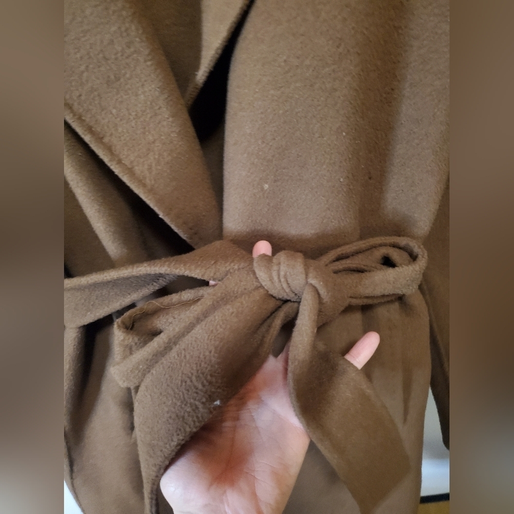 Brown Belted Coat - Picture 4 of 9
